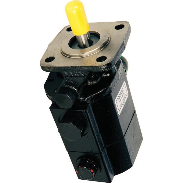 Pompe hydraulique manuel pompe à main simple effet avec réservoir 4L #3 image