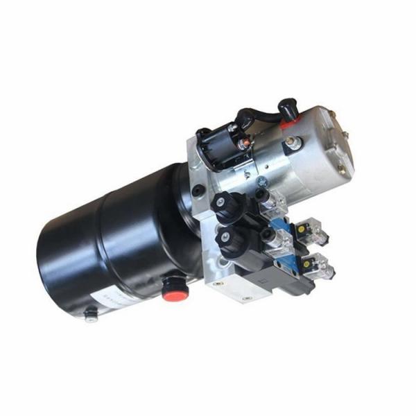 2000w Pompe hydraulique 7L à simple effet Réservoir plastique Remorque Auto #2 image